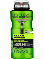 Loreal Men Expert Clean Power 48H Anti-Perspirant Deodorant Spray 250ml