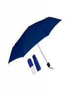 Mini Capsule Box Smart Folding Umbrella, Rain & Sun Protected - Navy Blue
