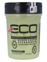 Eco Style Black Castor & Flaxseed Oil Professional Styling Gel