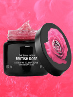 The Body Shop British Rose Body Scrub 250ml