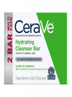 CeraVe Hydrating Cleansing 2 Bar Soap For Dry To Normal Skin 2x128g