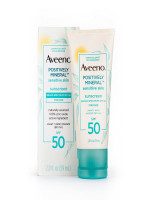 Aveeno positively Mineral Sensitive Skin Sunscreen SPF50 59ml