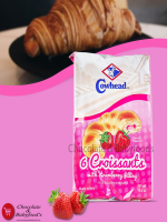 Cowhead 6 Croissants with Strawberry Filling 300g