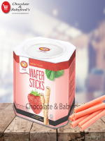 Bellie Wafer Sticks Strawberry Flavoured Cream 400g