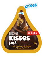 Hershey's Kisses Milk Chocolate with Almonds 150 gm