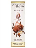 Godiva Masterpieces Milk Chocolate Hazelnut Oyster Bar 83g