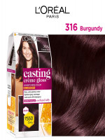 Loreal Paris Casting Creme 316 No. Gloss Hair Color, Burgundy 316,