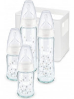 NUK First Choice+ Glass Baby Bottles Starter Set