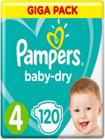 Pampers Baby Dry Size 4 Belt 9-14 kg 120 pcs (UK)