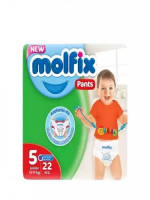 Molfix Twin Pants Junior 12-17 Kg 22 Pcs (Made in Turkey)
