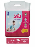 SMC Smile Large Belt Diaper 8-14 kg 24pcs