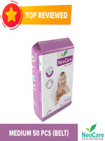 Neocare Belt System Baby Diaper M (4-9 kg) - 50pcs