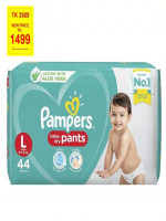 Pampers Baby Dry Pants Large 9-14 Kg, 44 Pants