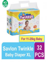 Savlon Twinkle Baby Diaper XL 11-25kg 32 Pcs