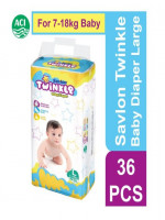 Savlon Twinkle Baby Diaper Large 7-18kg 36 Pcs