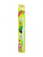 Kodomo Soft & Slim Jumbo Baby Toothbrush Age 6-9 Yrs - Green