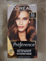 L'Oreal Preference Permanent Hair Dye, 5.3 Virginia Light Golden Brown