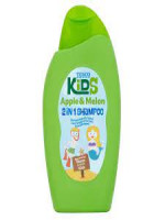 Tesco Kids Apple & Melon 2 In 1 Shampoo 250ml: Gentle Cleansing and Nourishment for Kids' Hair