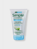 Hydrating and Gentle Micellar Facial Gel Wash | Simple Sensitive Skin Water Boost | 150ml