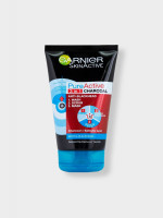 Garnier Pure Active 3 in 1 Charcoal Wash, Scrub, Mask - 150ml: The Ultimate Solution for Clear and Radiant Skin