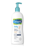 Cetaphil Baby Wash & Shampoo Face & Body 399ml - Gentle and Nourishing Cleanser for Babies' Delicate Skin