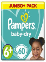 Pampers Baby Dry Belt | 12h Dryness | 6y+ | 14kg+ | UK 60 Nappies