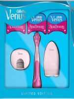 Venus Women's Comfortglide Spa Breeze Razor Gift Set – Limited Edition with 2 Blade Refills, Travel Cover, and Hanger | Perfect Christmas Gift