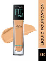Maybelline Fit Me Matte + Poreless Liquid Foundation 30 mL – 310 Sun Beige | Flawless Skin with a Natural Matte Finish