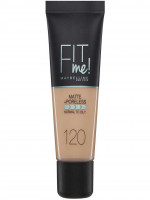 Maybelline Fit Me Matte & Poreless Foundation 120 Classic Ivory 30ml | Buy Online for Flawless Coverage and Pore Minimization