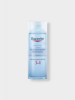 Eucerin DermatoCLEAN Hyaluron Micellar Water: 3-in-1 Face Cleansing for Refreshed Skin (200ml)