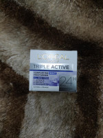 L’Oreal Paris Triple Active Night Moisturiser - 24h Hydration for Comforting Skin (50ml)