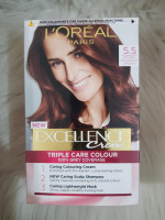 L'Oreal Paris Excellence Creme 5.5 Mahogany Brown: Vibrant Hair Color with Superior Shine
