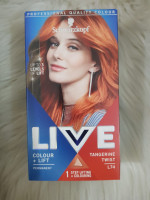 Schwarzkopf Live Colour + Lift L74 Tangerine Twist - Vibrant and Long-Lasting Permanent Red Hair Dye