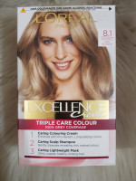 L'Oreal Paris Excellence Crème Permanent Hair Color, 8.1 Light Ash Blonde