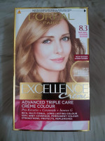 Exquisite Natural Golden Blonde Hair Dye - Excellence Creme 8.3