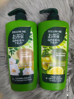 Green Tea Shampoo - Damage Repair 650 mL - Follow Me | Revive and Strengthen Your Hair with Natural Green Tea Extracts | Buy Now!