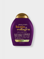 OGX Thick & Full Biotin & Collagen Volumizing Shampoo for Thin Hair, Thickening Shampoo with B7 Vitamin