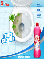 Bathroom Cleaner Vixol Pink 450ml