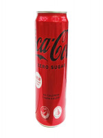 Coca Cola Zero Sugar Can 320ml - Calorie-Free Refreshment
