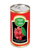 Virginia Green Garden Pitted Red Cherries 425g