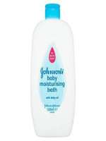 Johnson’s baby moisturising bath with baby oil