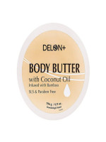 Delon Body Butter with Coconut Oil infused with Bamboo SLS & Paraben free