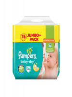 Pampers Jumbo Pack Baby Dry Diapers Size 4+