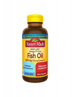 Nature Made Burp-Less Fish Oil 1200 mg Omega 3 Supplement - Boost Your Health with High-Quality Fish Oil