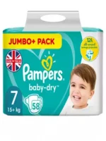 Pampers Baby-Dry Size 7 Nappies Jumbo+ Pack