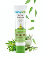 Mamaearth Tea Tree Face Scrub With Tea Tree and Neem For Skin Purification 100g