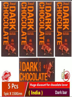 Dark Bar Chocolate -India-5Pcs X 150Grm =750Grm