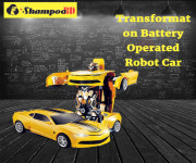 Transformaton Battery Operated Robot Car