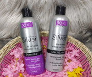 XHC Shimmer of Silver Shampoo Conditioner 400ml - Xpel Hair Care | Enhance Your Hair's Brilliance with This Silver Shimmering Formula