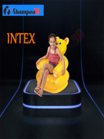 INTEX 68556NP Inflatable Happy Animal Chair Assortment / Air Sofa for Kids